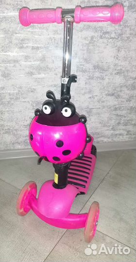 Самокат детский трехколесный бу