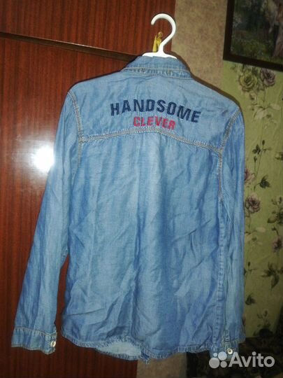 Рубашка джинсовая тонкая