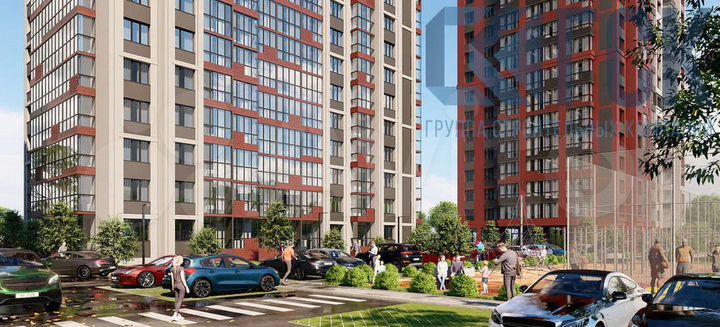 1-к. квартира, 33,6 м², 4/18 эт.