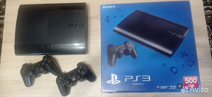 Игровая приставка ps3 super slim