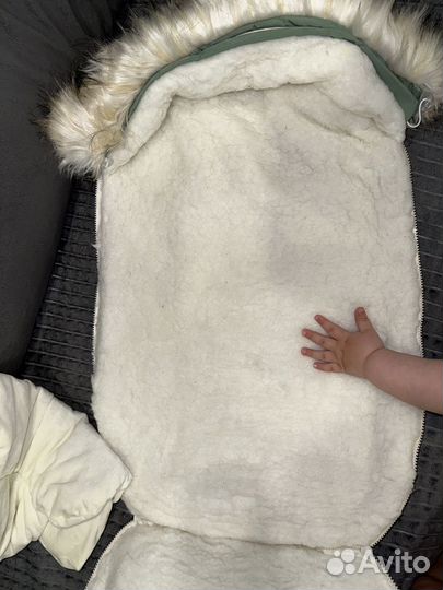 Зимний конверт для новорожденных