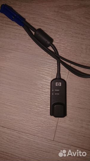Кабель HP kvm 414619-001, адаптер, vga - usb - ps2