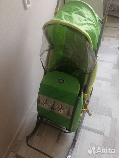 Санки коляска ника