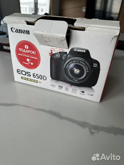 Зеркальный фотоаппарат canon 650d