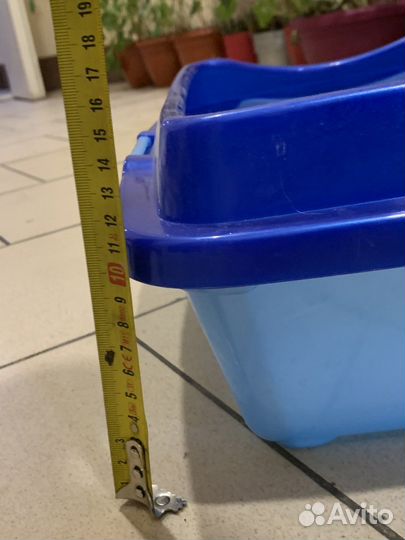 Лоток для кошек высокий бортик