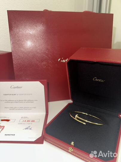 Браслет Cartier juste UN clou Гвоздь