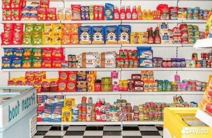 Продуктовый магазин с товарным остатком на 2 млн