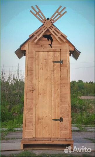 Дачный туалет деревянный С531