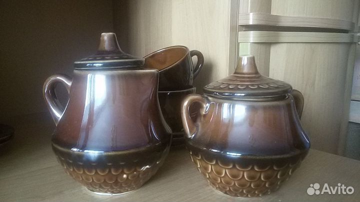 Керамический сервиз 70-80-е годы прошлого века