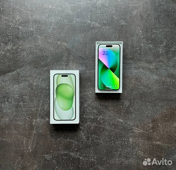 iPhone 15 128gb Green, АКБ 100% (sim+esim)