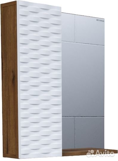 Шкаф зеркало Grossman Альба 65 веллингтон, белый