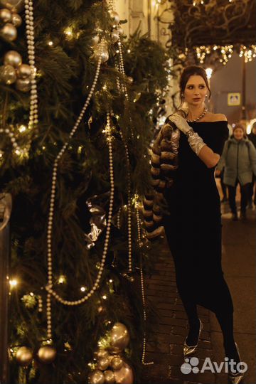 Платье трикотажное женское