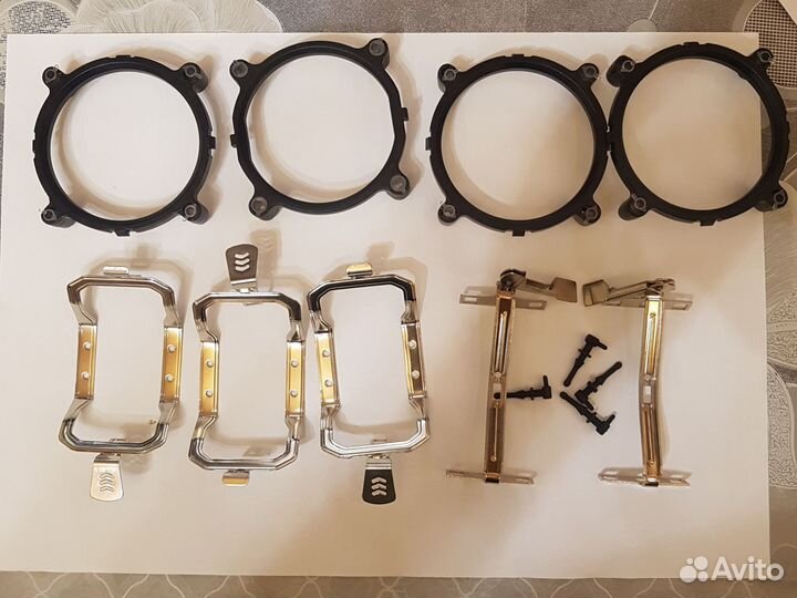 Комплект креплений для компьютерных кулеров