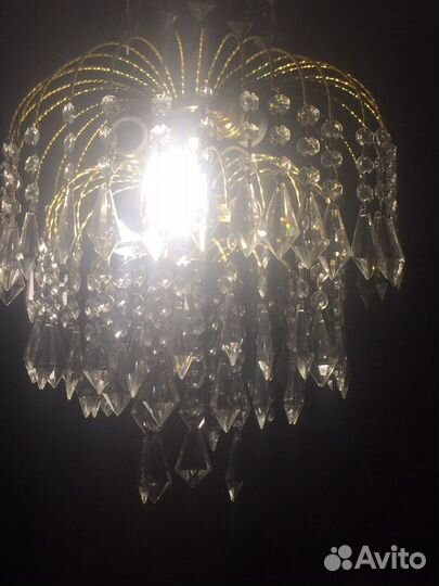 Люстра хрустальная Чехия