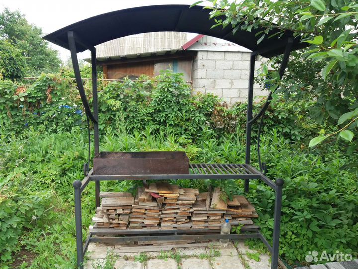 Мангал с крышей