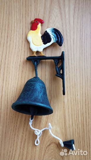 Колокольчик с Петушком (новый) Франция чугун