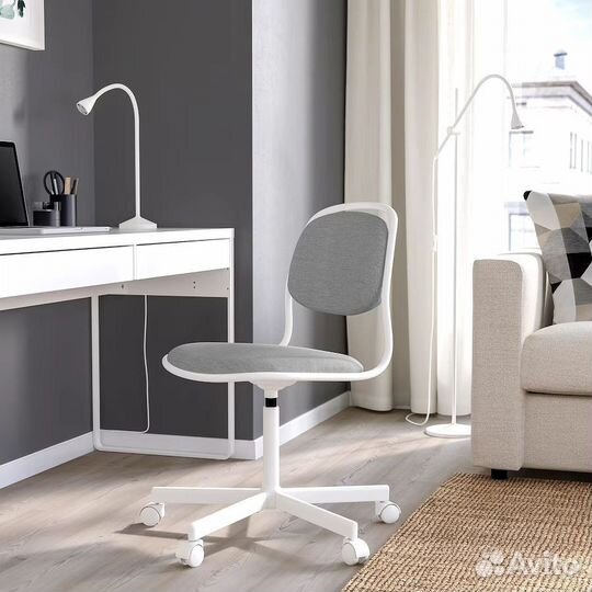 Вращающееся кресло IKEA, 2 размера, 3 цвета