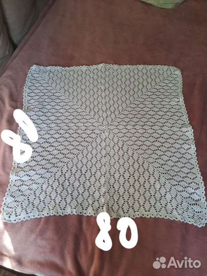 Плед детский вязаный ручная работа