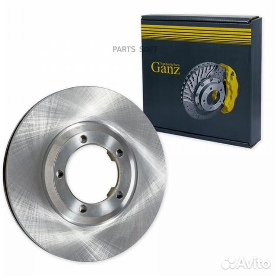 Ganz GIJ10108 Диск тормозной передний