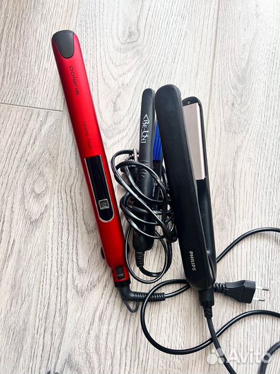 Утюжок для волос philips, polaris,мини гафре