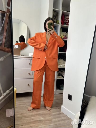 Костюм брючный eclata оранжевый