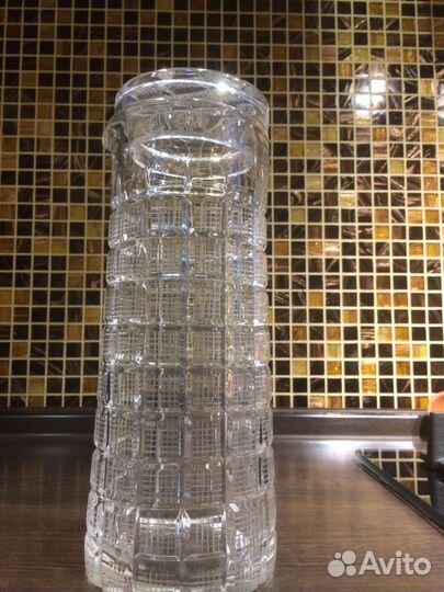 Хрустальный кувшин с крышкой
