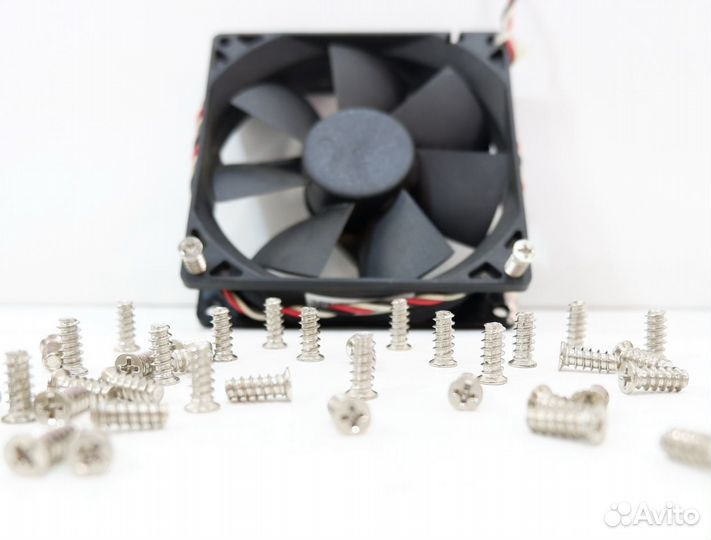 50шт. M5x12mm Болт Саморез с тупым концом для крепления (кулера) вентилятора охлаждения в корпус пк