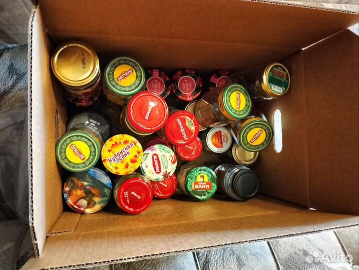 Банки стеклянные маленькие от 0,2 до 0,4