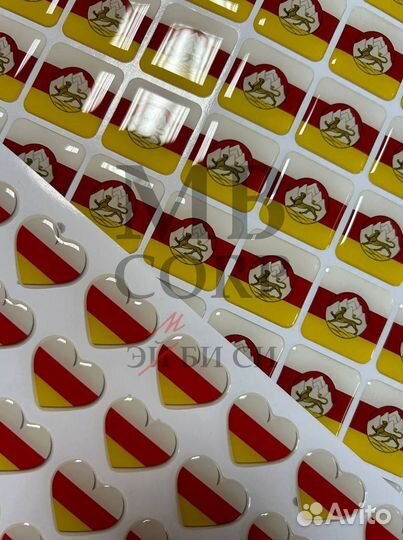 3D стикеры с вашим дизайном оптом