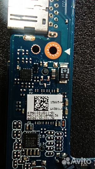 Плата IO board ноутбука Asus UX301 UX301LA