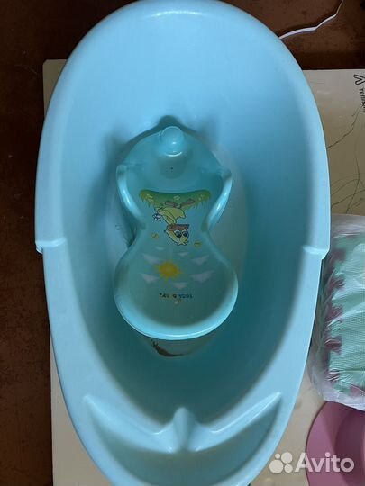 Ванночка для купания с горкой