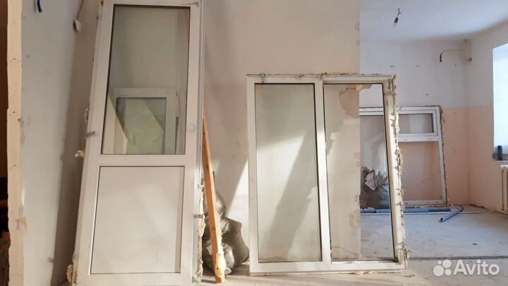 Балконная дверь, окна б/у