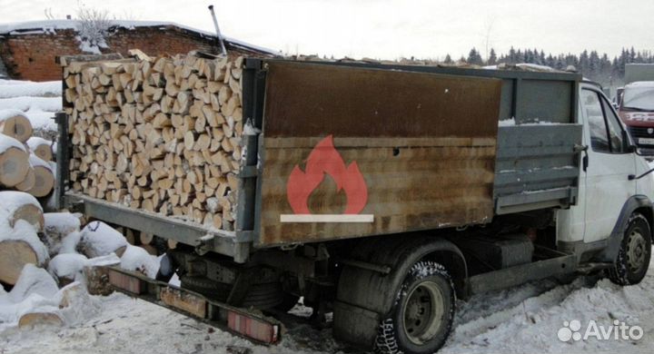 Дрова колотые дуб