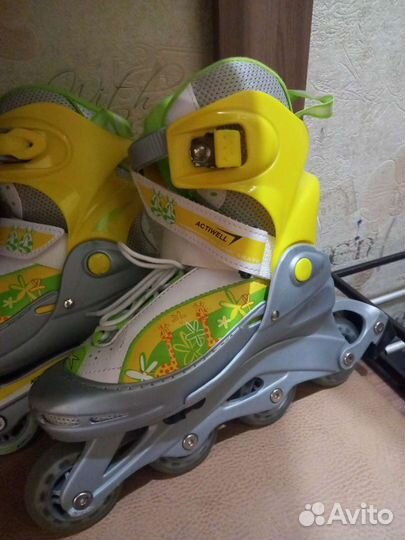 Роликовые коньки детские раздвижные