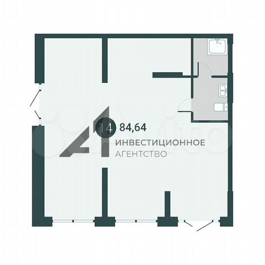 Новый ЖК. Коммерческое помещение