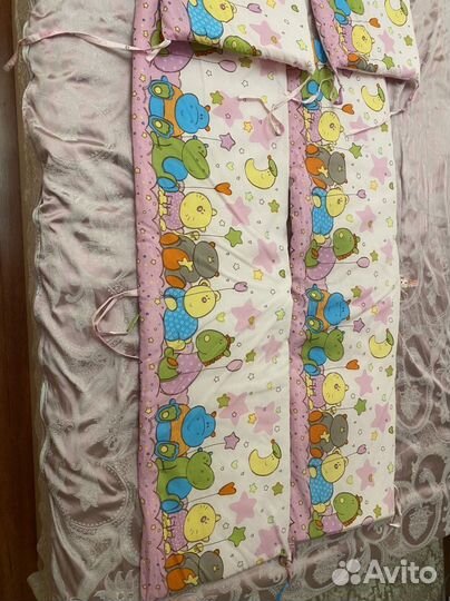 Бортики в детскую кроватку