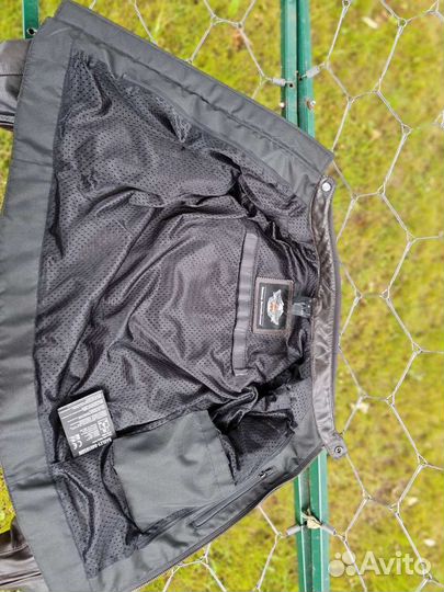 Мотокуртка кожаная мужская