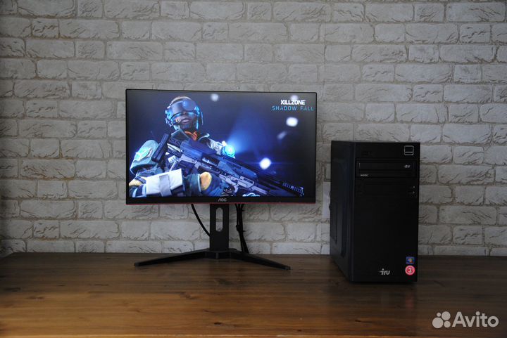 Игровой компьютер intel i7 2600, RX 570, 8gb, ssd