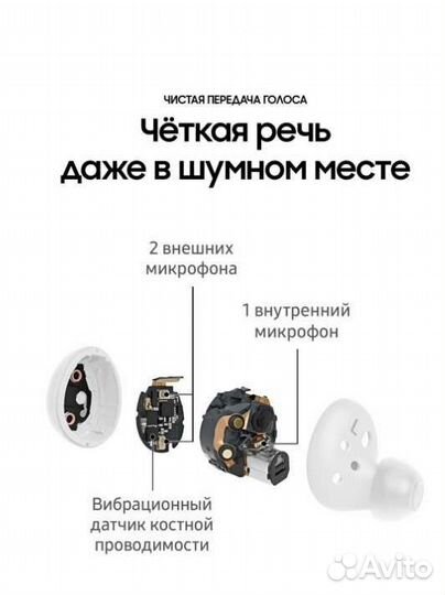 Наушники Galaxy Buds2 белый