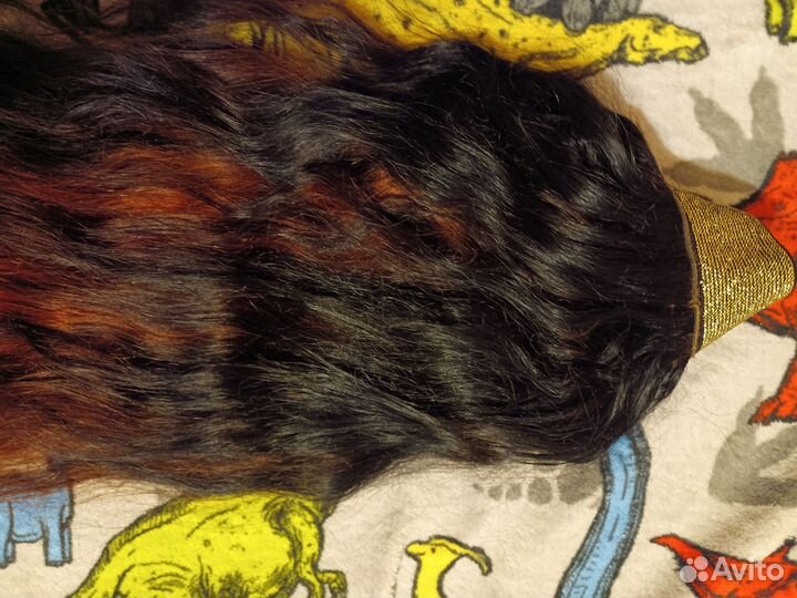 Полупарик на ободке натуральные волосы