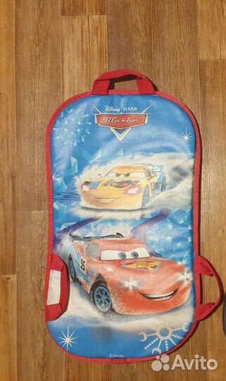 Санки детские и ледянка Тачки