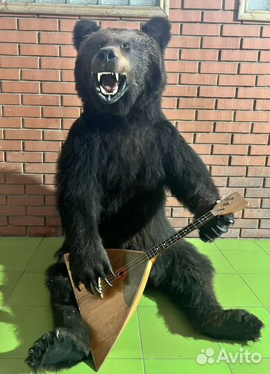 Чучело медведя имитация