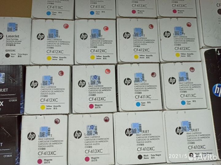 Картриджи нр W1470YC-81шт.х28900+спис