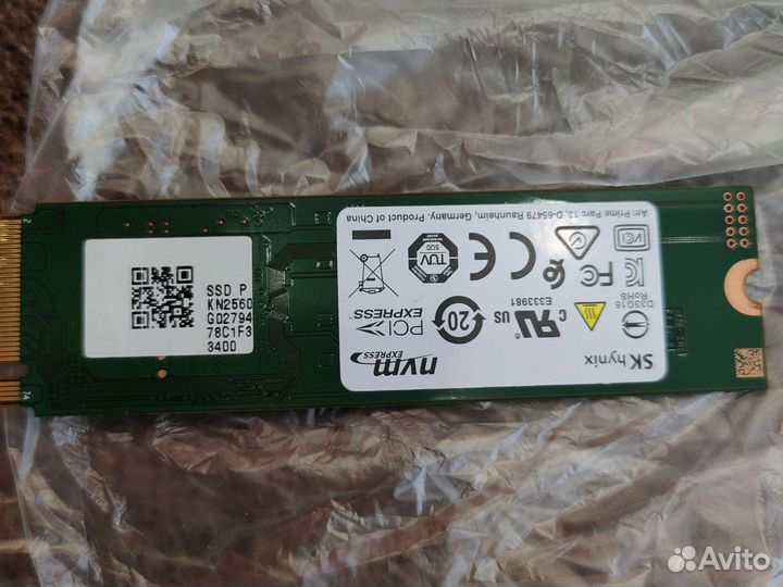 Жёсткий диск SSD m2