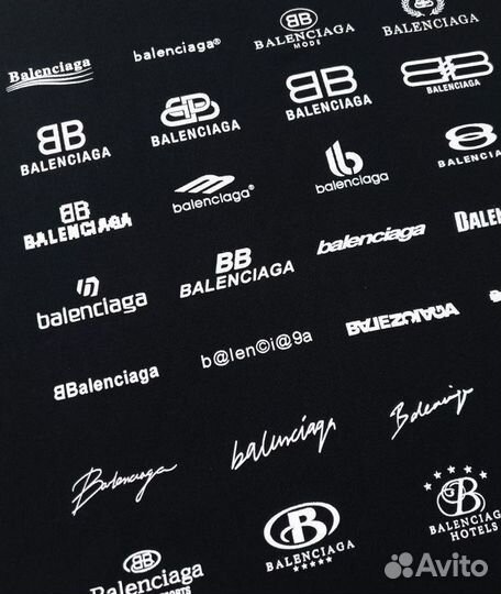 Футболка Balenciaga Archives Logos