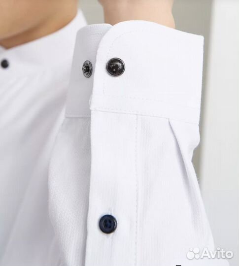 Рубашка белая для 128-134
