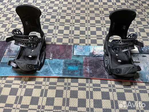 Мужской сноуборд комплект Burton Process - 157