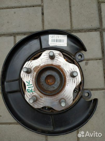 Ступица задняя лев. Кашкай