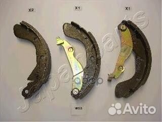 Колодки торм. бараб. Kalos 05- gfw03af Japanparts