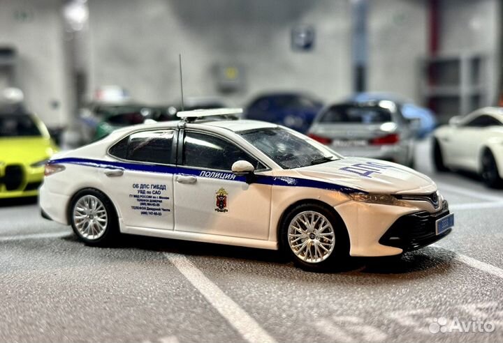 Модель Toyota Camry дпс Полиция 1:43